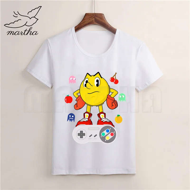Детский пульт Mario/Pacman/Zelda Link футболка с героями мультфильмов детская забавная