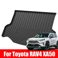 for toyota rav4 xa50 2020 2021 durable boot carpets washable trunk storage mat rollable back box cushion easy mounting protect