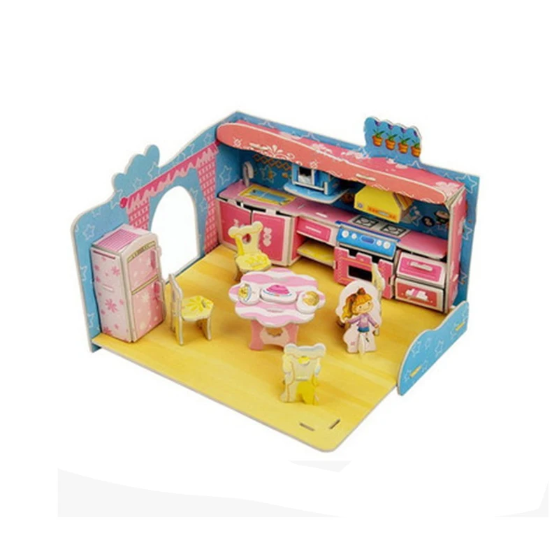 Детские игрушки DIY 3d Трехмерная головоломка качественная головоломка|Пазлы| |