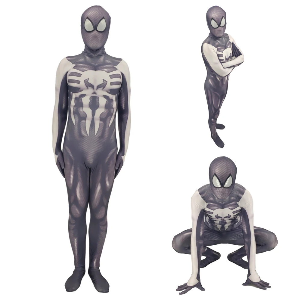 Детские мужские маскарадные костюмы Человек-паук комбинезон зентай боди для