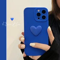 3d love solid color phone case for iphone 13 12 11 pro max mini x xs xr 7 8 plus se soft case blue brown iphone case %ec%95%84%ec%9d%b4%ed%8f%b0 %ec%bc%80%ec%9d%b4%ec%8a%a4