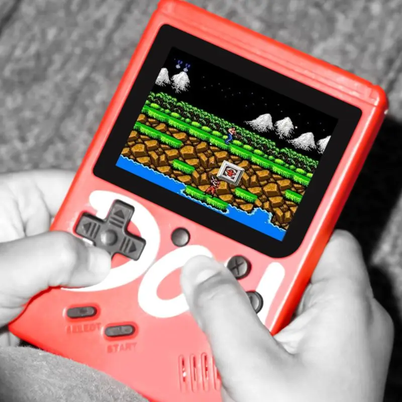 Встроенный 360 игры Батарея Винтаж мини портативная игровая консоль 3 дюймовый цветной Экран игровой консоли геймпад для игровые аксессуары
