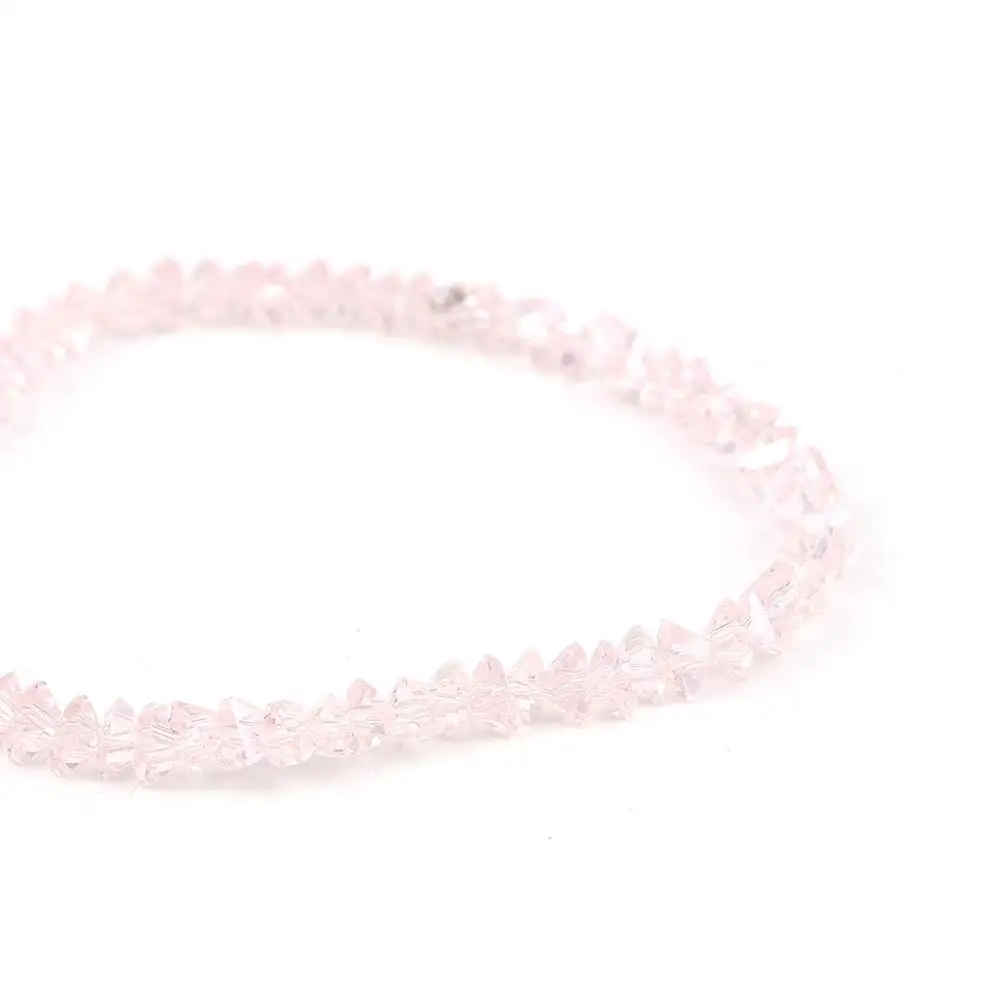 DoreenBeads стеклянные бусины треугольный светильник розовые цветные прозрачные