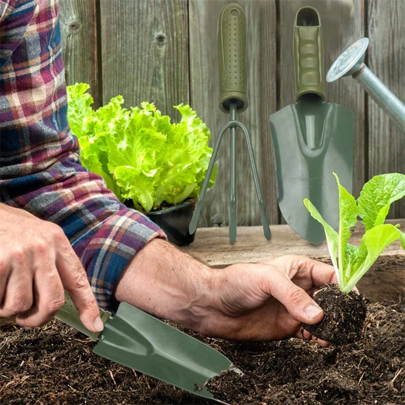 Набор садовых растений лопата гаррон цветочный горшок 3 шт. небольшие горшечные