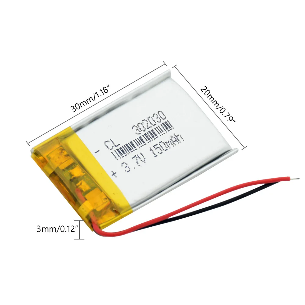 3 7 V 150mAh 302030 032030 аккумуляторная батарея для MP3 MP4 Мобильный bluetooth игрушка GPS чтение