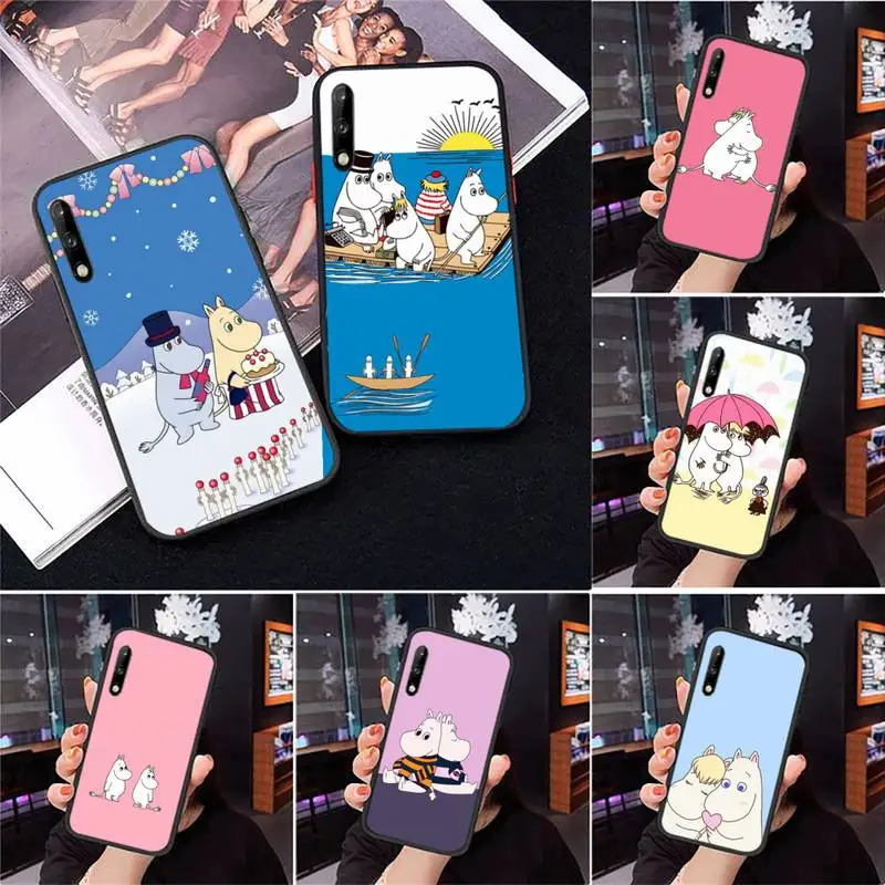 

Moomintroll Cartoon Cute moomines Phone Case for Huawei mate 9 10 20 20X 30 40 pro lite Fundas cover