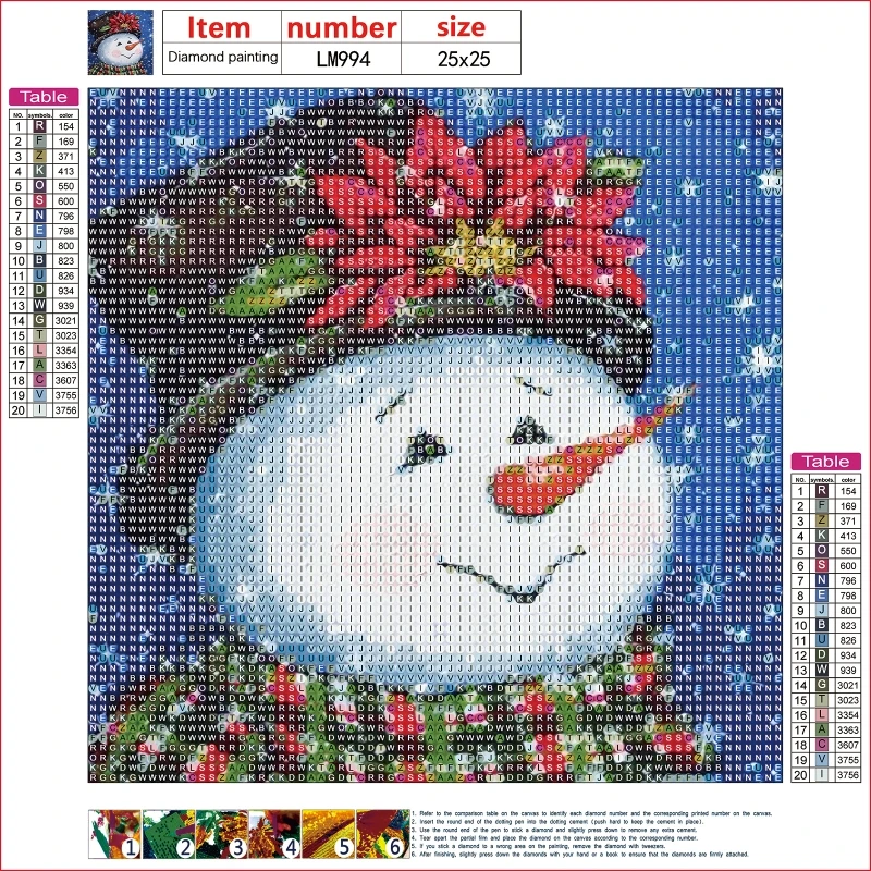 

Merry Christmas 5D Full Drill Diamond Painting Embroidery Cross Stitch Kits DIY R9JC