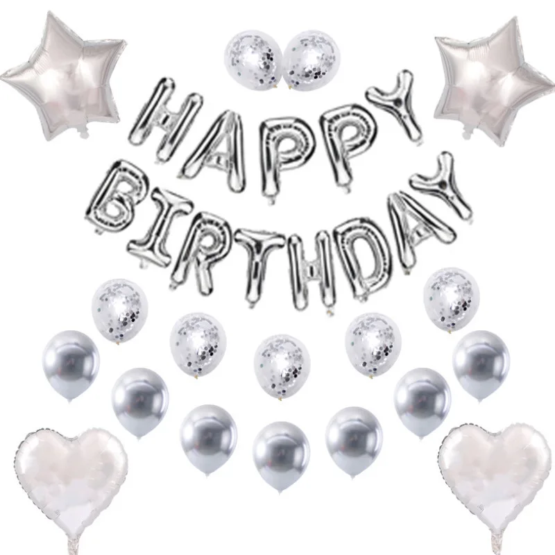 Вечерние шары фестивалей днем рождения письмо воздушный шар для первого дня