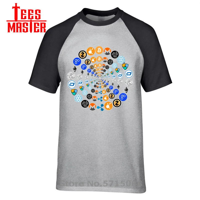 Новая криптовалюта-это будущее крипто логотипы Для мужчин футболка все