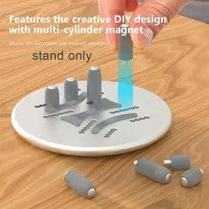 1pc multifunctional adjustable tablet mobile phone storage rack cable vertical desktop disc base data 17 314 3 stand unive p1e2 free global shipping