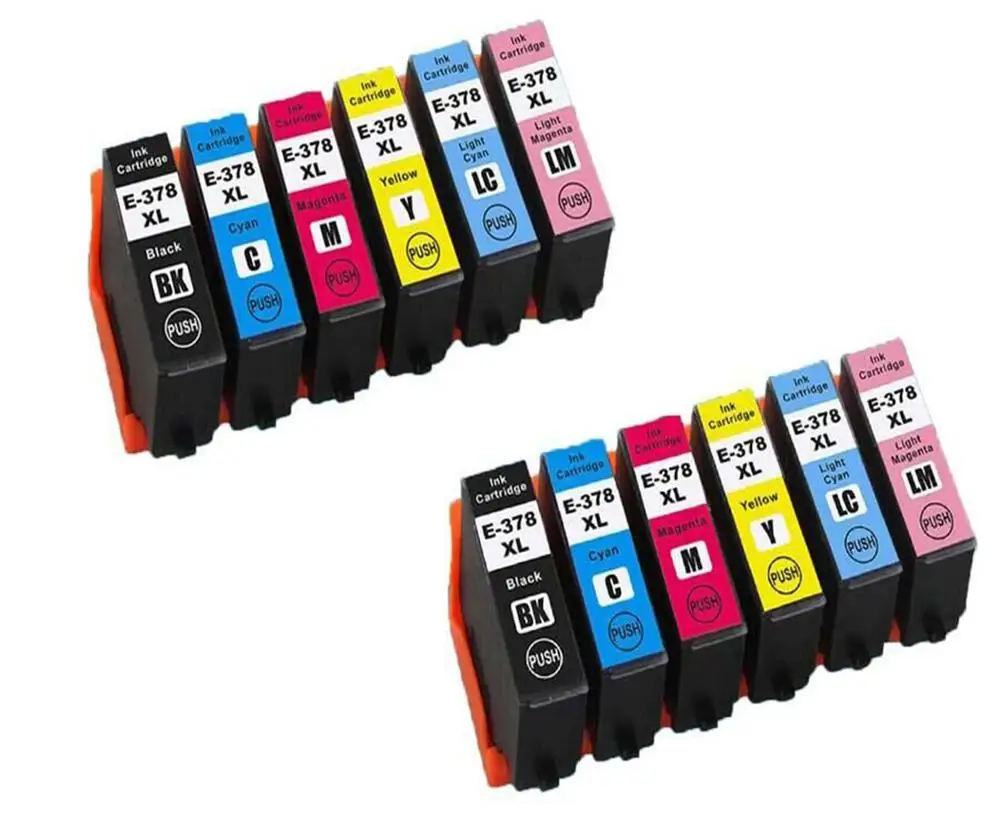 E378XL 12PK совместимые чернильные картриджи для Epson XP 8505 8500 Printer|Чернильные картриджи|