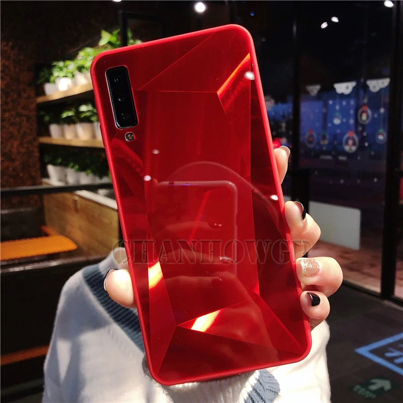 Зеркальный блестящий чехол для Samsung Galaxy A30 A50 A70 A6 A7 A8 J4 J6 2018 J3 J5 J7 2017 S10E S10 S9 S8 Plus S7 edge