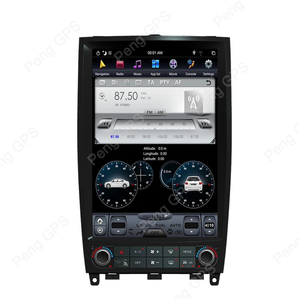 4G+ 64G PX-6 Android 8,1 Тесла вертикальный экран для Infiniti QX50 EX25 EX35 2010- аудио плеер 1920*1080 gps навигация 4G+ 64G