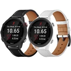 Кожаный ремешок для спортивных смарт-часов Garmin Forerunner 245 M Vivoactive 3 4 Music vivomove HR