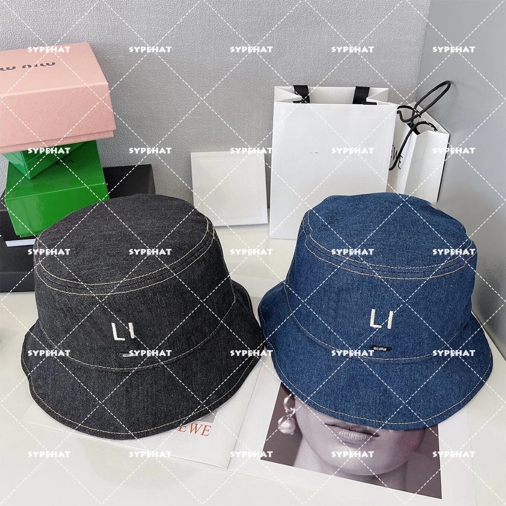 

Cowboy Bucket Hat Fashion Trend Letter Embroidery Designer Fisherman Hat Men's Women's Autumn Winter Lamb Wool Warm Hat YF0320