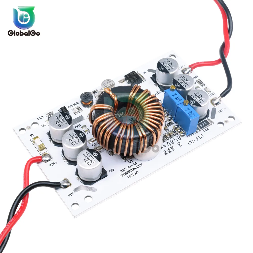 

DC DC 10A 600W Boost Converter Step UP Buck Converter DC 10V-60V To 12-60V Power module