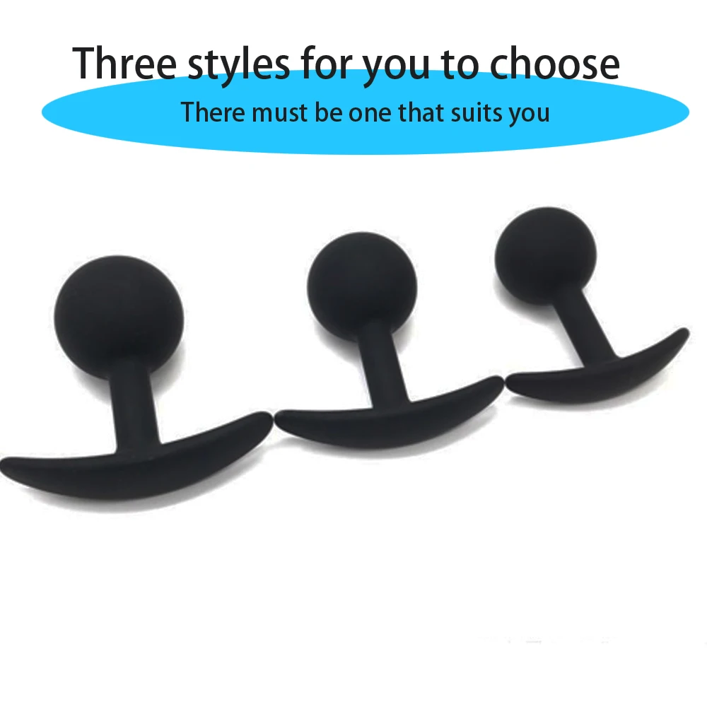 Women Sex Product Silicone Waterproof Inner Bead Anal Plug Metal Ball Hits the Wall Anus Muscles Trainer Toys | Красота и здоровье