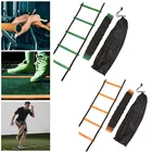 46791214 ранг нейлоновые ремни для тренировки ловкости лестницы футбол Футбол Скорость лестница тренировочная Лестницы Фитнес оборудование