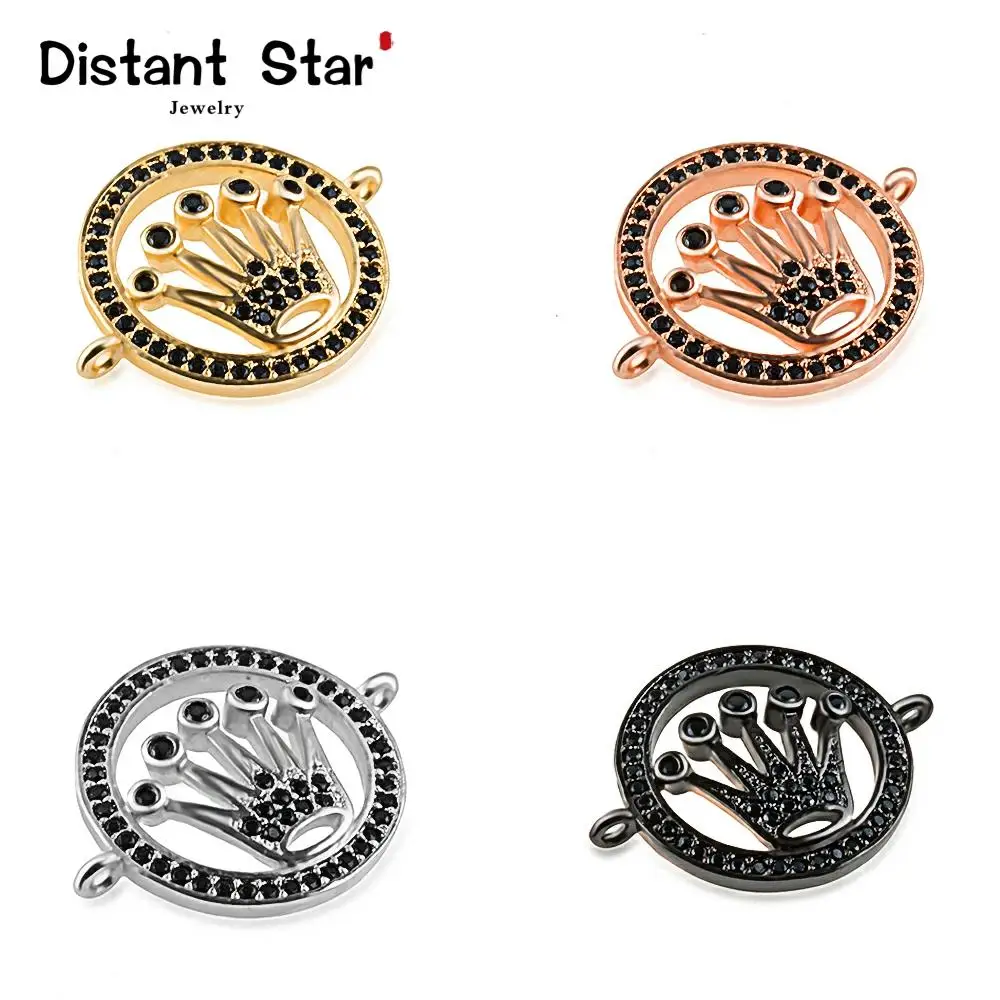 Аксессуары для браслетов и ювелирных изделий в виде короны ожерелье с кубическим