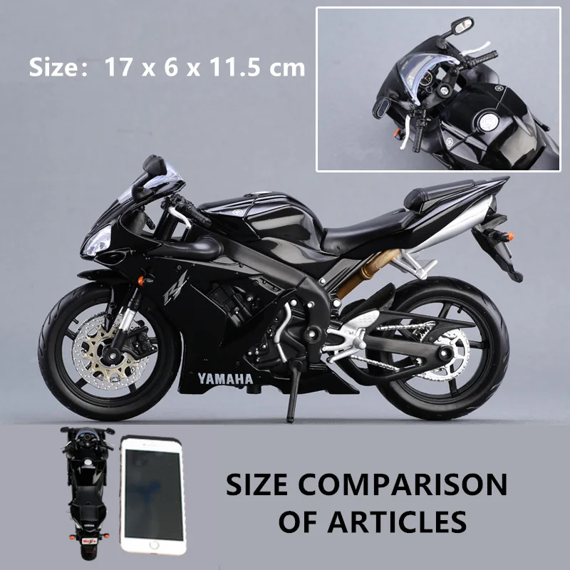 Оригинальная Авторизованная модель мотоцикла Maisto 1:12 Yamaha R1 из сплава