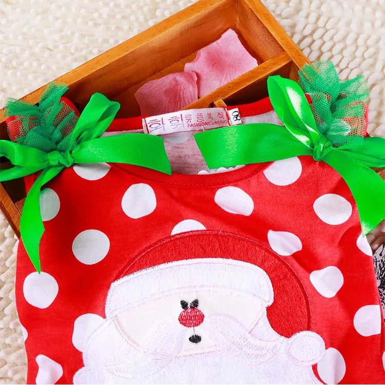 Рождественское платье для девочек зимняя детская одежда со снеговиком
