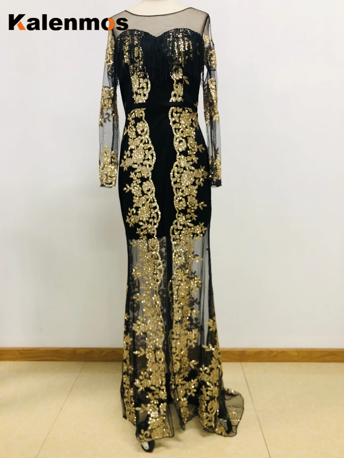 Женское вечернее платье с блестками сексуальное облегающее Сетчатое длиной до