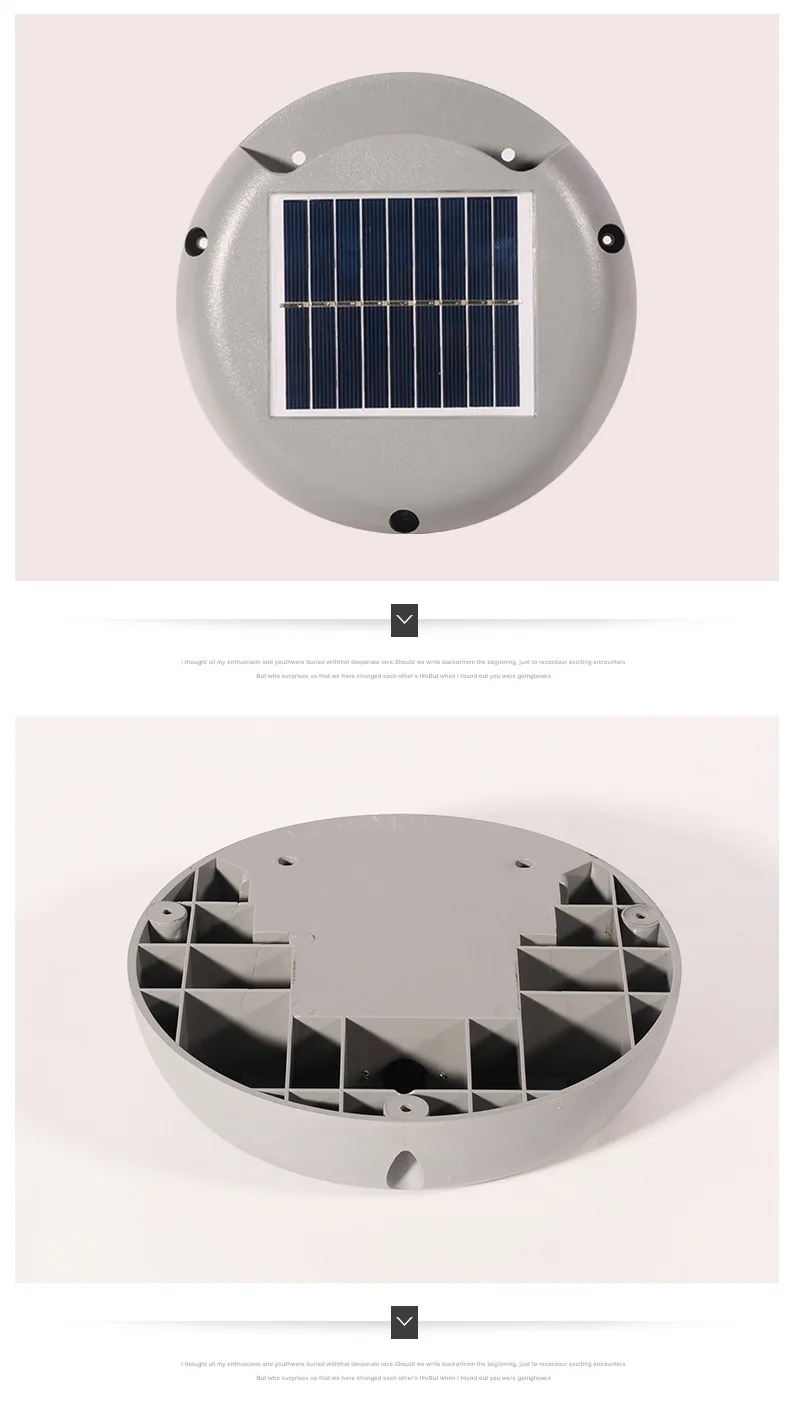 

Waterproof Road Trail Light 4W Smart Light Control No Need to Wire The Footsteps Park Landscape Light Gehore LED Solar Outdoor