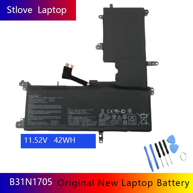 Оригинальный аккумулятор для ноутбука B31N1705 Asus VivoBook Flip 14 дюймов | Компьютеры и