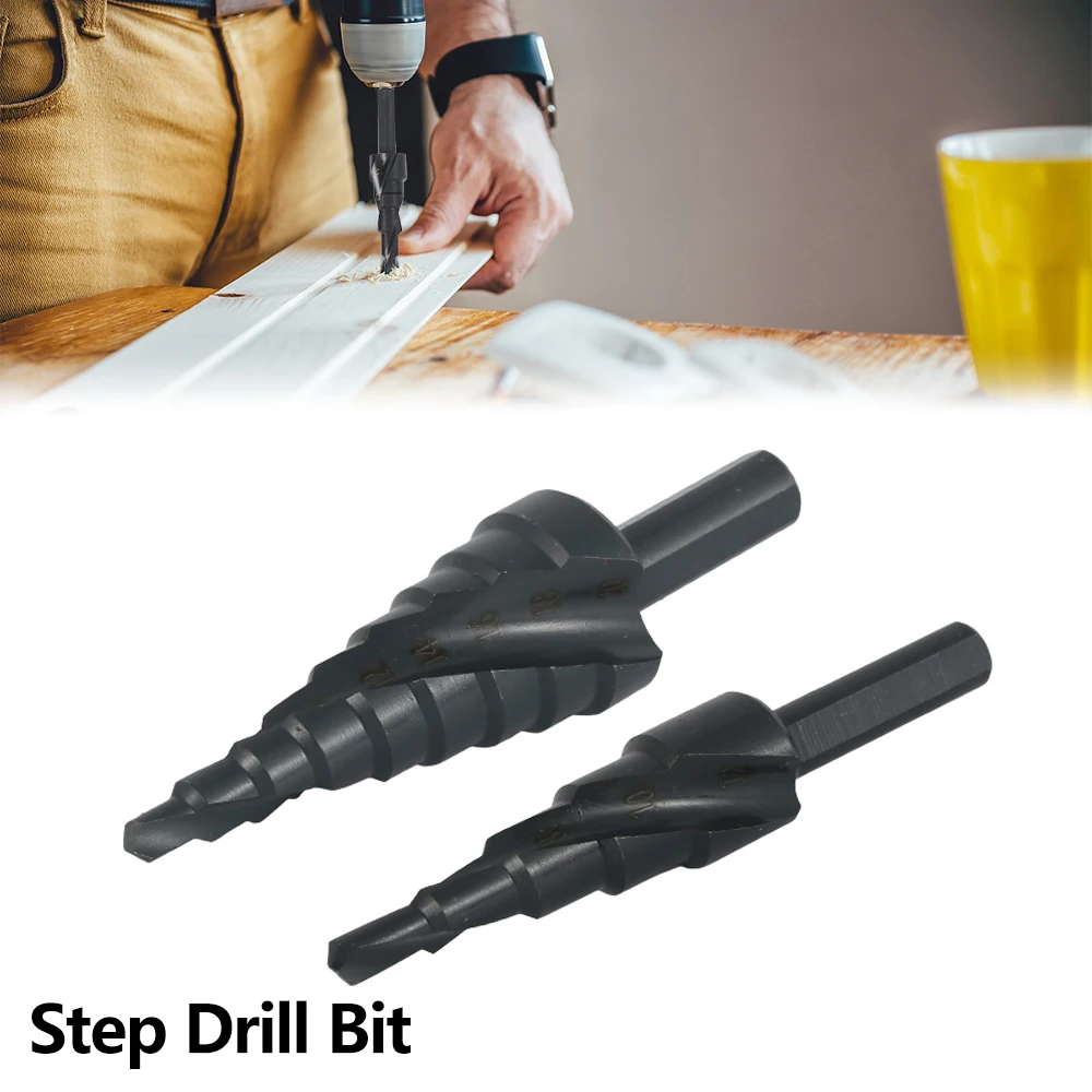 1 шт. ступенчатое сверло высокоскоростное для нитрирования стали черный шнек