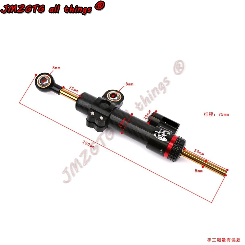 Демпфер стабилизатора мотоцикла с ЧПУ Монтажный кронштейн для руля KAWASAKI Z1000 2010 2011