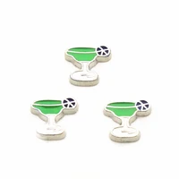 10pcslot floating charms beverages charms for floating memory charms lockets diy jewelry