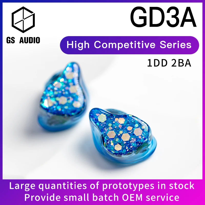 GS Аудио GD3A 2BA + 1DD Гибридный Драйвер Hi Fi наушники вкладыши с 0 78 2pin съемный кабель IEMs