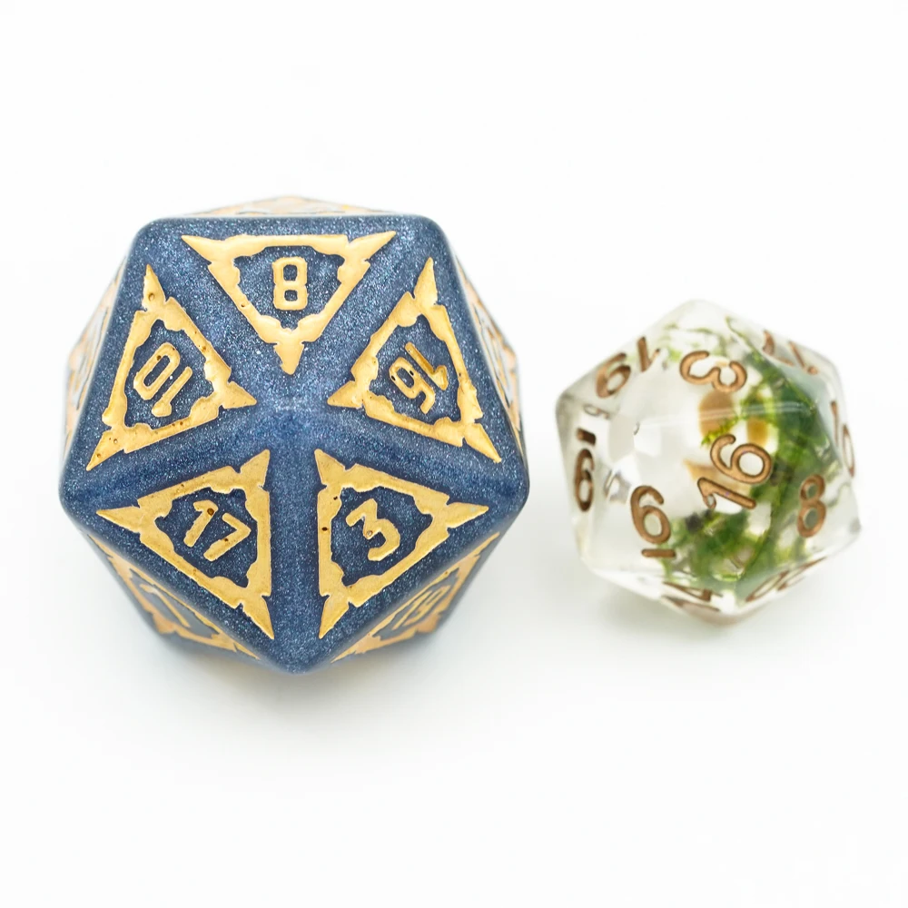 7 шт 25 мм гигантские игральные кости DND многогранные набор с кожаной сумкой D & для