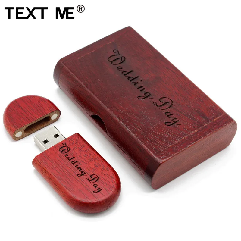 Текстовый я деревянный+ коробка логотип печать usb флэш-накопитель usb 2,0 4 ГБ 8 ГБ 16 ГБ 32 ГБ 64 ГБ фотография подарок