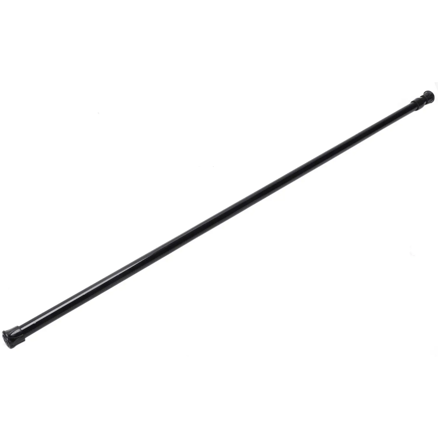 

Extendable Telescopic Spring Loaded Net Voile Tension Curtain Rail Pole Rods,70~120cm,Black