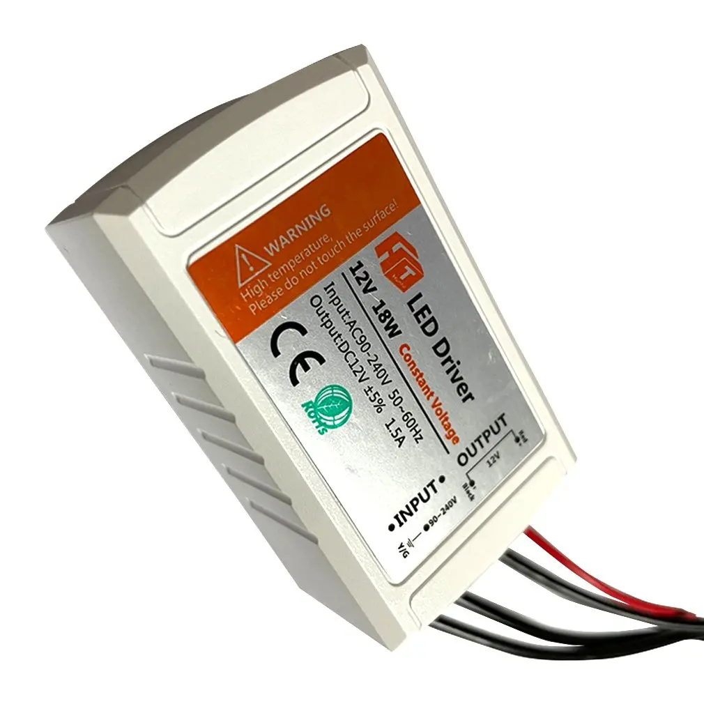 

ICOCO 18W/28W/48W/72W/100W Power Supply DC 12v LED Driver Adapter Transformer Switch Output 100V-240V For LED Strip