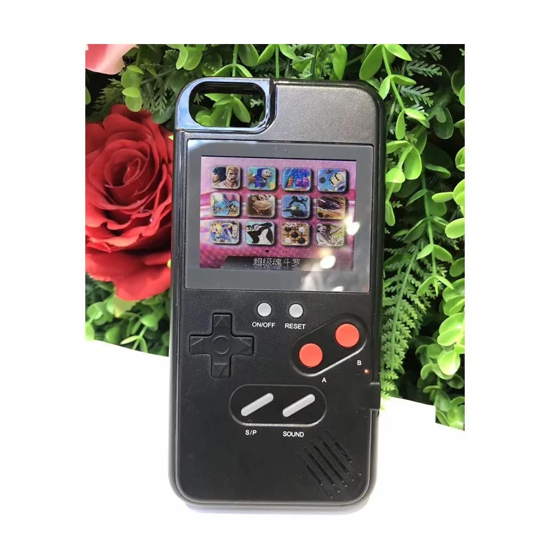 GTIPPOR цветной экранный чехол для игровой приставки для iphone 7, 6, 8 Plus, тетрис, Ностальгический ретро 26 Тип, игровая декомпрессионная оболочка для iphone