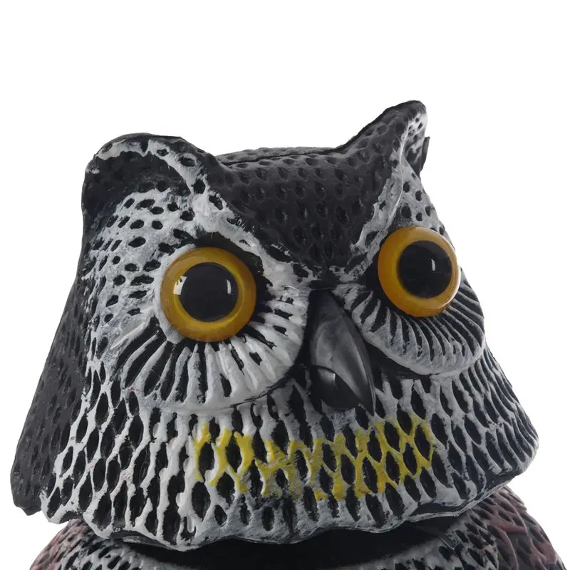 Большая Реалистичная ловушка Совы с вращающейся головкой для борьбы вредителями