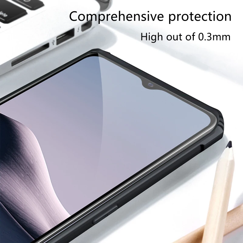 

Rzants For Vivo Y20 Y20S Y12s Case Hard [Blade] Shockproof Slim Crystal Clear Cover funda Casing