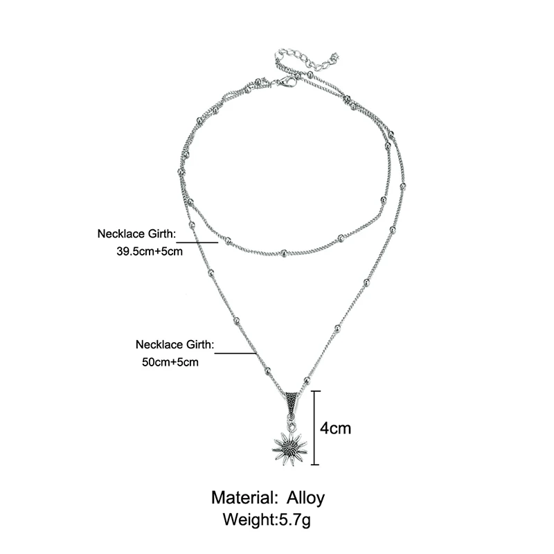 Новинка Европейское и американское креативное многослойное ожерелье с