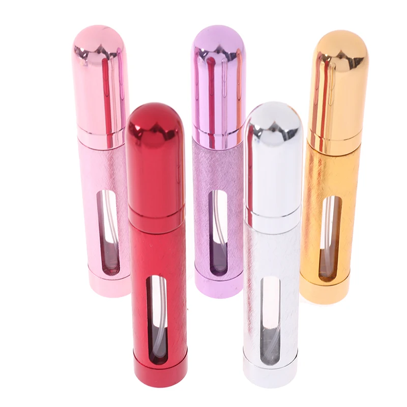 

12ML Mini Perfume Bottle Atomizer Refillable Perfume Spray Bottle Portable Travel Aluminum Cosmetic Empty Spray Tool