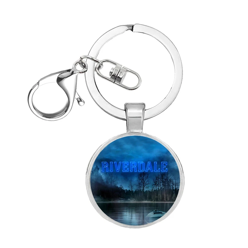 Модные брелоки с изображением ривердейла персонализированные фото Стеклянные