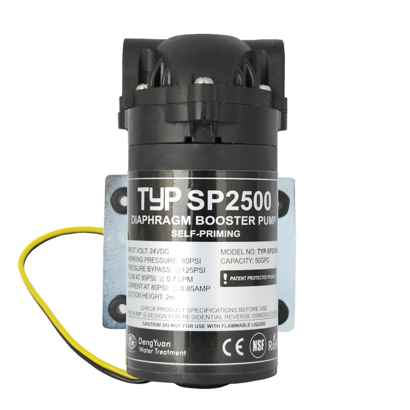 Bomba de Reforço de Água Sistema de Osmose Coronwater Auto Priming ro no Reversa Sp2500 50 Gpd