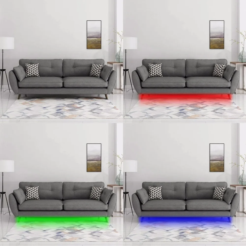 Диван кровать огни RGB USB светодиодная подсветка под шкаф полосы освещение RGB полки огни с беспроводной мебели освещение, P