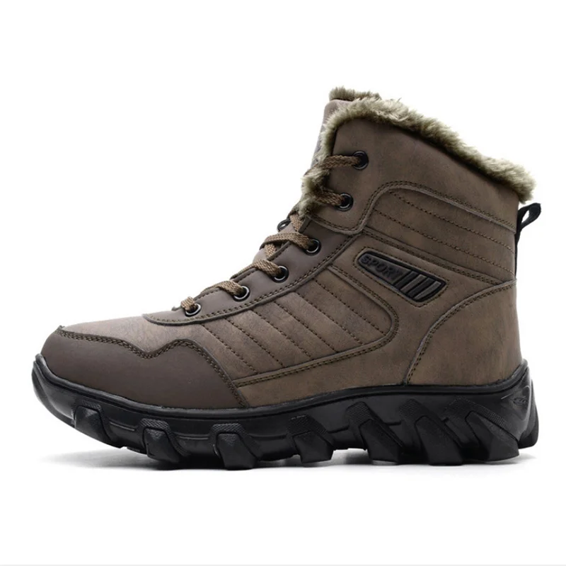 

Winter Hiking Shoes For Mens Trainers Outdoor Keep Warm Walking Jogging Non-slip Shoes Climbing Sneakers Comfortable Sport Boots