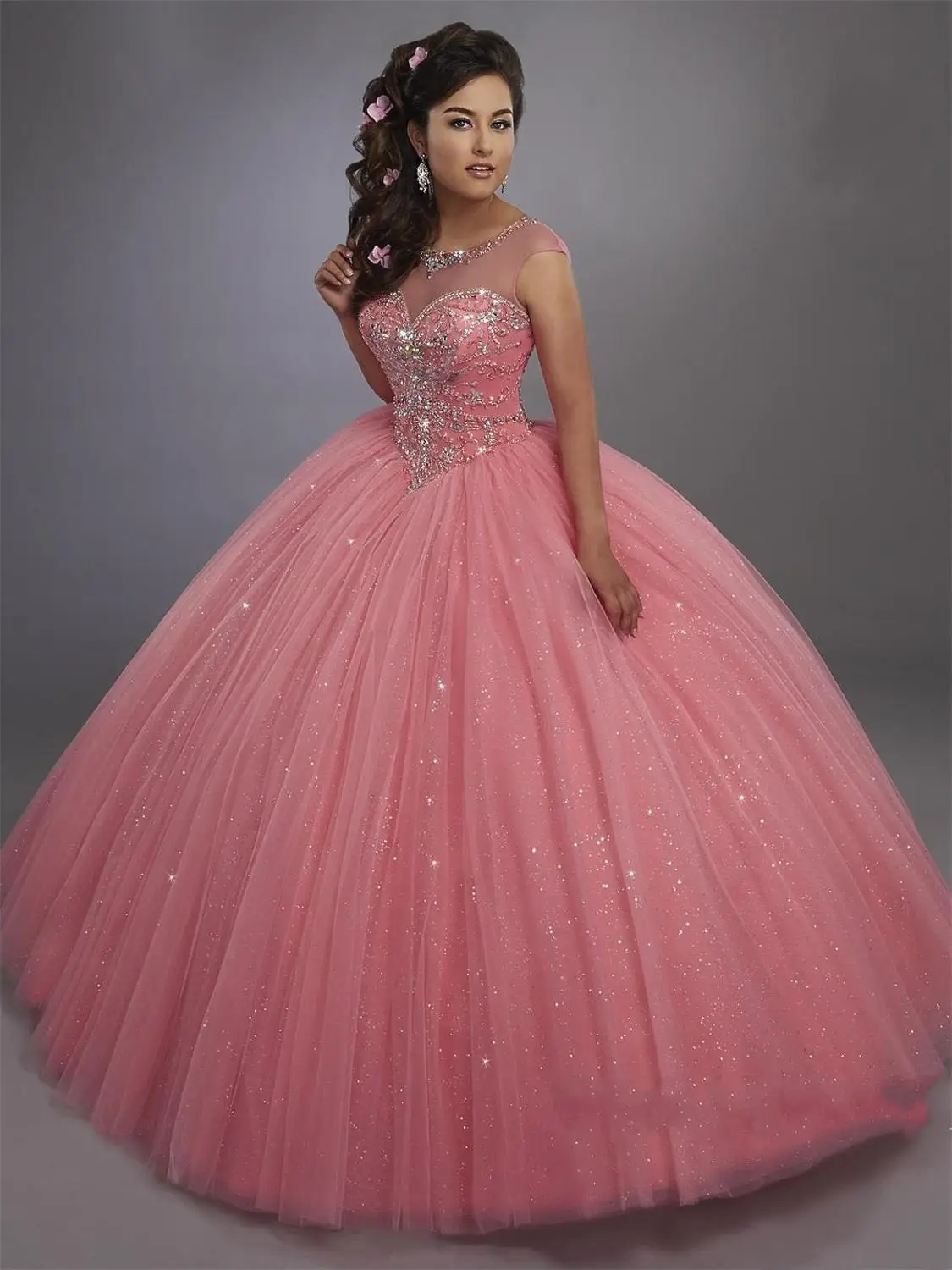 Calypso бальное платье Бальные платья 2019 vestidos de quinseanera 2020 Роскошные Кристаллы