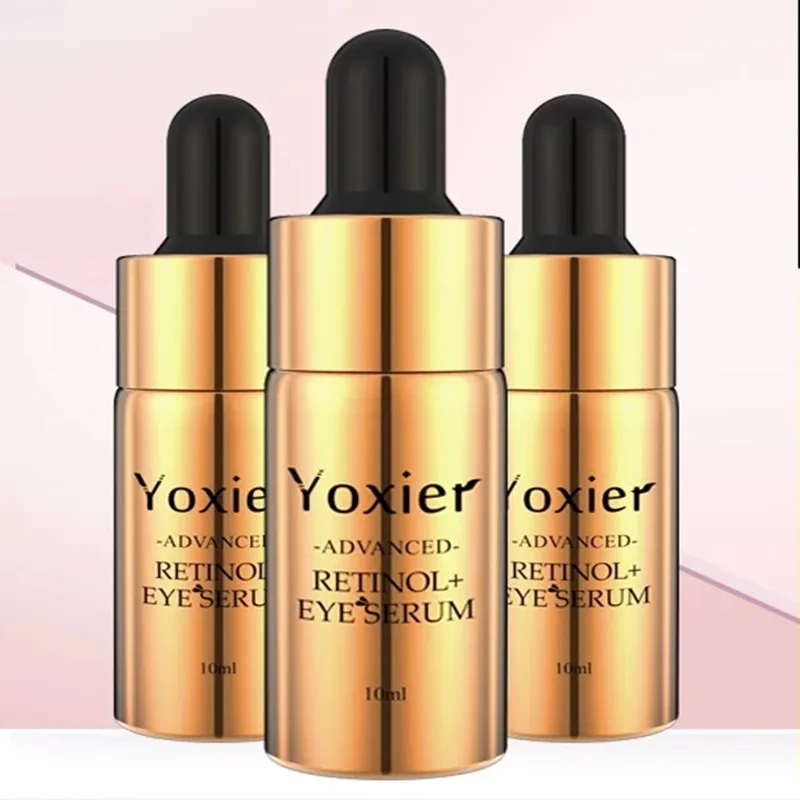 

3PCS/SET Skin Care Retinol Eye Serum Firming Anti-Puffiness Anti-Aging Wrinkle Dark Circles Deep Hydration Essence Eye Cream Oil