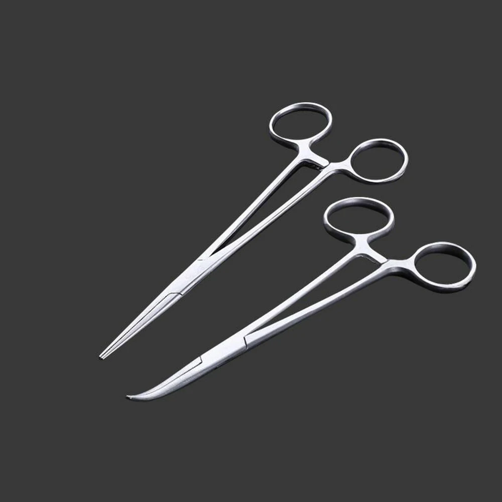 

Stainless Steel Fishing Plier Scissor Line Cutter Fish Hook Remover Forceps Tackle Curved Tip Clamps Fishing Tool Accessories
