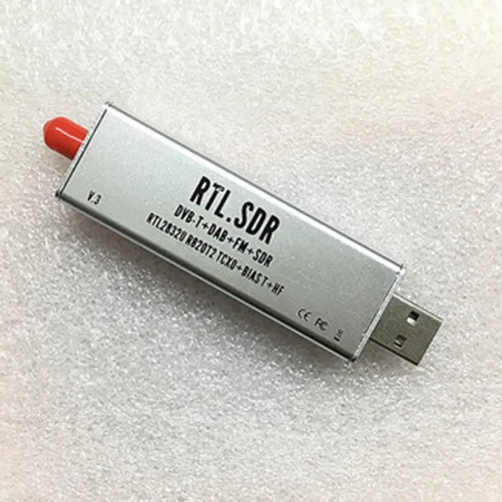 RTL-SDR блог V3 RTL2832U 1PPM TCXO HF BiasT SMA программный алюминиевый экранированный Чехол-тюнер