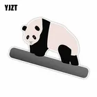 YJZT 11,5 см * 11,2 см милые животные панда мотоцикл-Стайлинг автомобиля Наклейка C29-0889